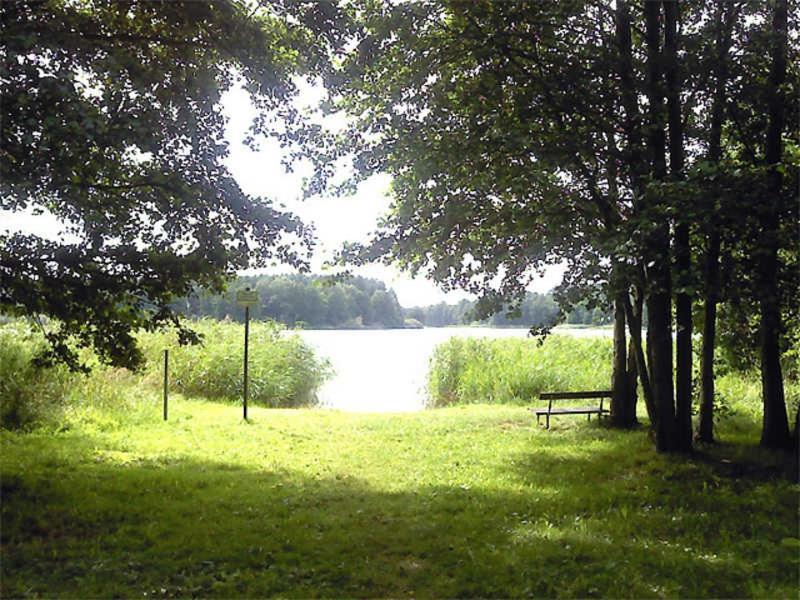 Finnhaussiedlung Am Garder See Lohmen  Exteriör bild